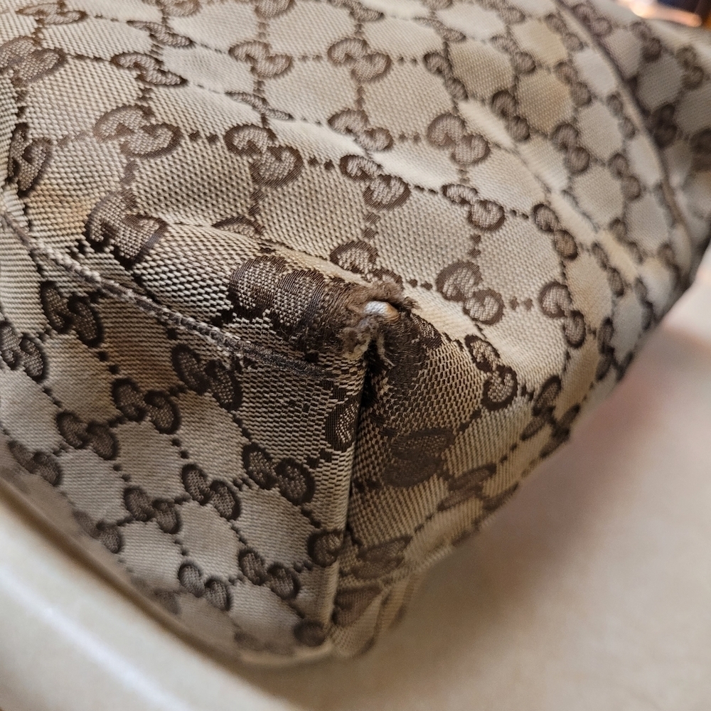 🪄▪️ GUCCI▪️Vintage sherry line large tote  bag ✨️ - Picture 9 of 17